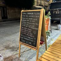 The menu (June 27th 2024)  at Bayt Sara in Amman