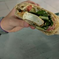 Tofu Zinger Wrap at Bayt Sara in Amman
