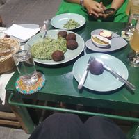 Spinach and meatballs at Bayt Sara in Amman