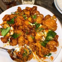 Buffalo cauliflower. Unreal   at Urban Village Brewing Company in Philadelphia