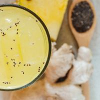 Piña jengibre y chía para un boost de energía 😉 at Agua Ki' in Playa Del Carmen