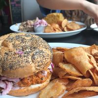 Vegan BBQ Sandwich  at The Remedy Diner in Raleigh