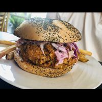 bbq sandwich at The Remedy Diner in Raleigh