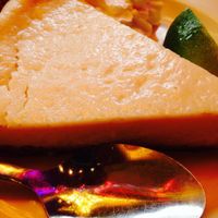 Vegan key lime pie at The Remedy Diner in Raleigh