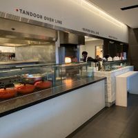 Hot entree station  at Provenance Cafe in Cleveland