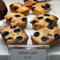 Vegan baked good option from the bakery at Provenance Cafe in Cleveland