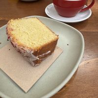 Lemon cake  at La Molienda - Bisbe in Mallorca