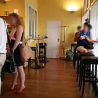 Seating at BACKbAR in Zurich