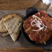 Vegan lasagna  at Garage Kitchen + Bar in San Diego