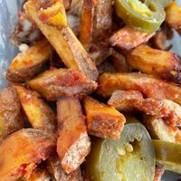 Chili cheese fries at Vleischerei in Leipzig