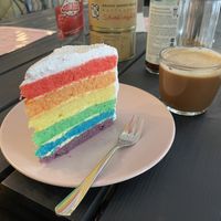 Rainbow cake  at Vleischerei in Leipzig