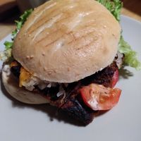 Steak Burger at Vleischerei in Leipzig