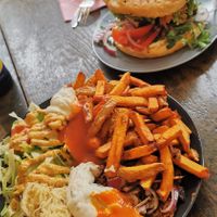 Steakteller at Vleischerei in Leipzig