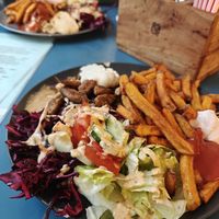 Gyros at Vleischerei in Leipzig