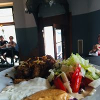 Gyros plate  at Vleischerei in Leipzig