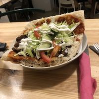 Gyros im Brot  at Vleischerei in Leipzig