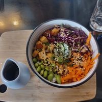 Poke bowl at Mad Apple in Launceston