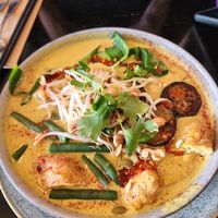 Delicious laksa at Mad Apple in Launceston