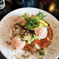 Avocado toast  at Mad Apple in Launceston