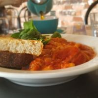 House made beans at Mad Apple in Launceston