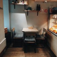 sitting area at Smoothie Lab in Vladivostok