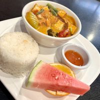 Pumpkin & tofu curry   at Thotsakan in San Diego