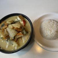 Thai green curry  at Kung Thale in Seoul