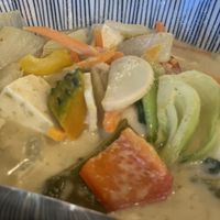 Green curry   at Kung Thale in Seoul