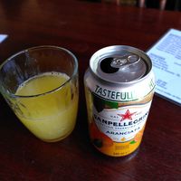 San Pellegrino and other cold soft drinks (Feb 2022) at Bison Coffee House in York