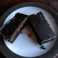 Millionaire's shortbread (Feb 2022) at Bison Coffee House in York