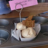Vegan biscoff cupcake. at 101 Bakery in Edinburgh