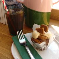 Iced coffee too at 101 Bakery in Edinburgh