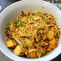 Seasonal plate w/tofu, rice noodles at La Cantine Viêtgétarienne in Paris