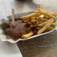 Vegan Currywurst   at Kalinski Wurstwirtschaft & Gin Bar in Saarbrucken