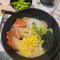 Veg Salmon Ramen (specify no egg) at Sumo Ramen in Montreal