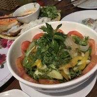 Mixed salad with amazing dressing at Tin Tin Pizzas in Phu Quoc