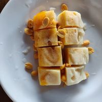 Vegan Banana, coconut and jackfruit ice cream, not on the menu, very delicious! at Tin Tin Pizzas in Phu Quoc