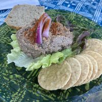 Mushroom walnut pâté  at Bloodroot in Bridgeport