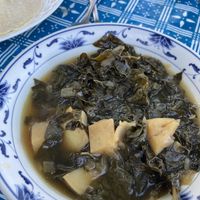 Portuguese kale and potato soup at Bloodroot in Bridgeport