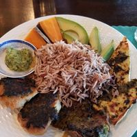 Jerk chick'n at Bloodroot in Bridgeport