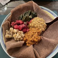 Ethiopian special at Bloodroot in Bridgeport