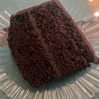 Chocolate cake  at Bloodroot in Bridgeport