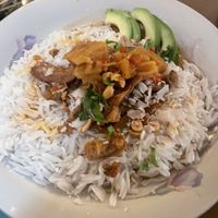 Thai pineapple curry  at Bloodroot in Bridgeport