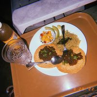 Black bean tostadas   at Bloodroot in Bridgeport