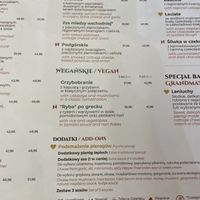 Vegan options  at Pierogarnia Stary Młyn in Gdansk