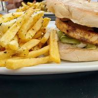 Vegan burger! at Hamburgueria do Bairro - Alexandre Herculano in Cascais