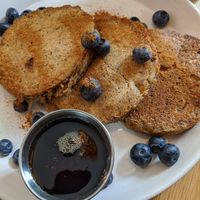 Blueberry pancakes at Plant in Oklahoma City