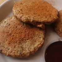 Banana pancakes at Plant in Oklahoma City