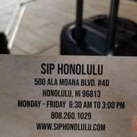 Information at Sip Honolulu in Honolulu