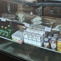 Items in chilled display case at Garden Grill in Las Vegas